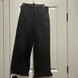 American Eagle black wide leg